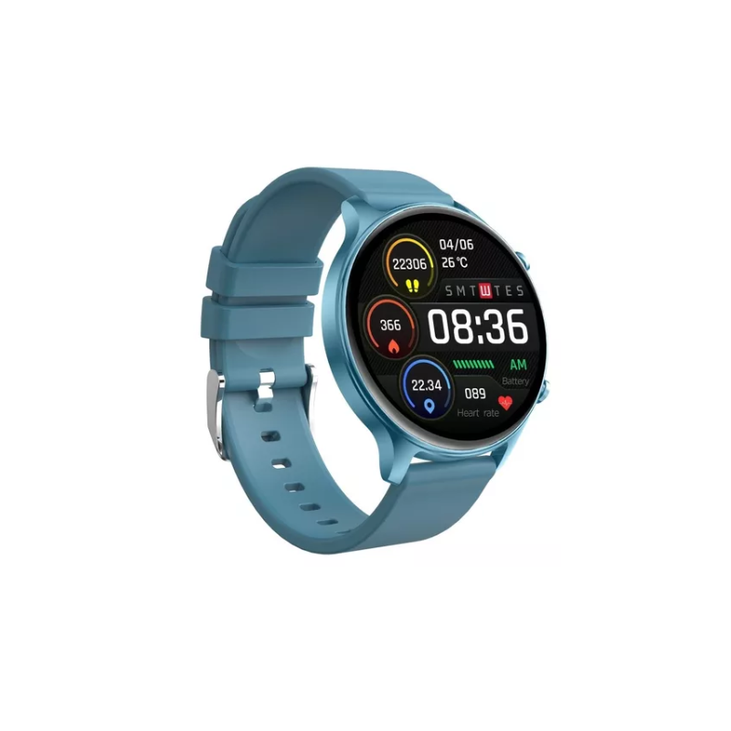 Reloj Inteligente Bluetooth Smartwatch Damas & Caballeros Azul